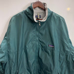 【曜日割引対象外】 パタゴニア PATAGONIA 90's シェルドシンチラ USA製 雪なし ナイロンジャケット ジャケット グリーン XLサイズ 201MT-3620 VB