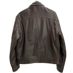 【曜日割引対象外】 リーバイス Levi's 90's LEATHER TRUCKER JACKET 70345-83-F94-153 ジャケット ブラウン Lサイズ 201MT-4094 VB