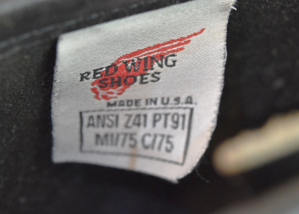 レッドウィング RED WING USA製 PT91 エンジニアブーツ 黒 PT91 メンズ靴 ブーツ エンジニア ブラック 8 26cm 103S-888