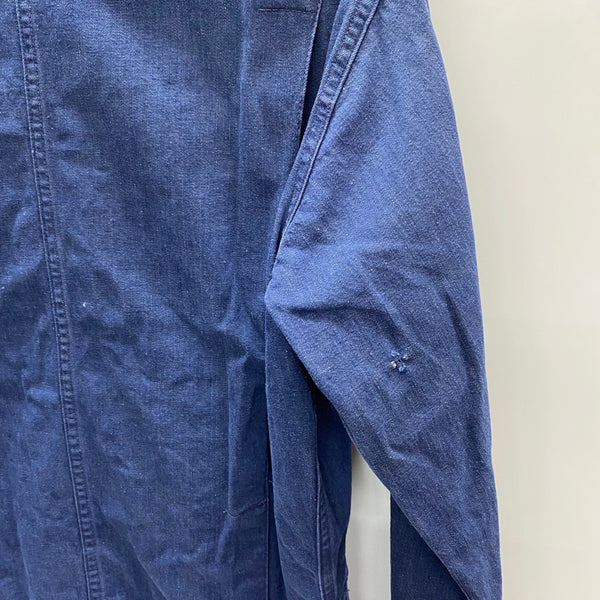 【曜日割引対象外】 ハリスアンドフランク HARRIS&FRANK ~70's デニムワークジャケット ジャケット ネイビー 201MT-4123 VB