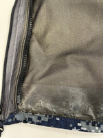 ミリタリー military US NAVY デジタルカモ 迷彩 ナイロンパーカー SPM1C1-08-D-1029 MEDIUM REGULAR ジャケット ネイビー Mサイズ 101MT-4868