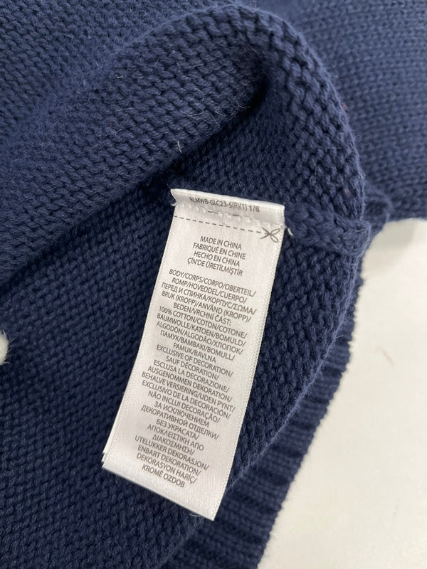 ラルフローレン RalphLauren POLO RALPH LAUREN コットンニット セーター 星条旗 紺 セーター ネイビー Mサイズ 101MT-5306