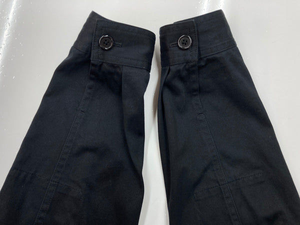 ヨウジヤマモト Yohji Yamamoto Y's for men 03AW アーカイブ ミリタリー ショートブルゾン アウター ダブルジップ 黒 MU-Y05-001 サイズ3 ジャケット 無地 ブラック 104MT-2185