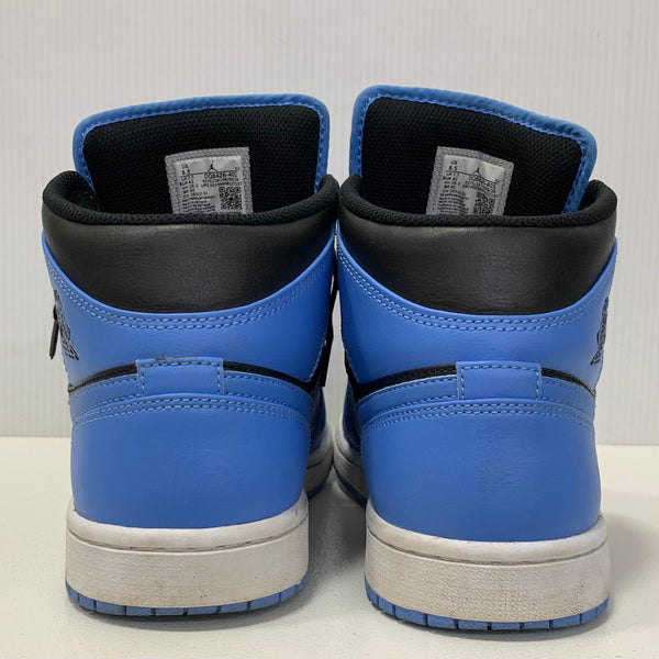ナイキ NIKE AIR JORDAN 1 MID UNIVERSITY BLUE DQ8426-401 メンズ靴 スニーカー ブルー 26.5cmサイズ 201-shoes1364