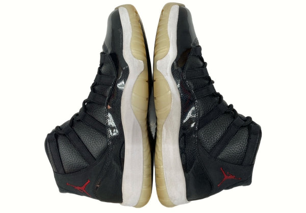 ナイキ NIKE 15年製 AIR JORDAN 11 RETRO 72-10 エア ジョーダン レトロ AJ11 ジャンプマン シューズ 白 黒 378037-002 メンズ靴 スニーカー ブラック 28.5cm 104-shoes487