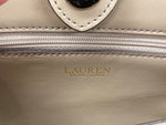 ラルフローレン RalphLauren Leather Small Marcy Satchel  II ミニ サッチェル アクセサリーコレクション ハンドバッグ ショルダーバッグ ゴールドロゴ BEIGE 431775153014 バッグ レディースバッグ 2way・3wayバッグ ワンポイント ベージュ 104B-66