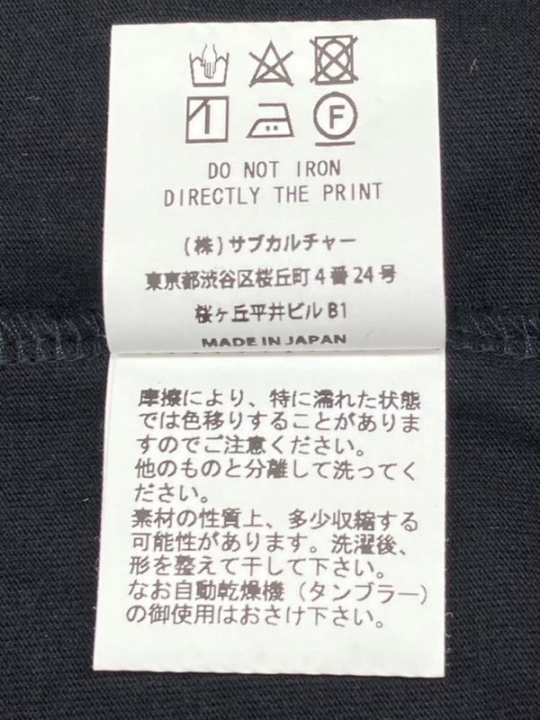 サブカルチャー Subculture EAGLE SKULL HEAD T-SHIRT イーグル スカル ヘッド Tシャツ 黒 SCST-S2101 サイズ2 Tシャツ プリント ブラック 104MT-1488