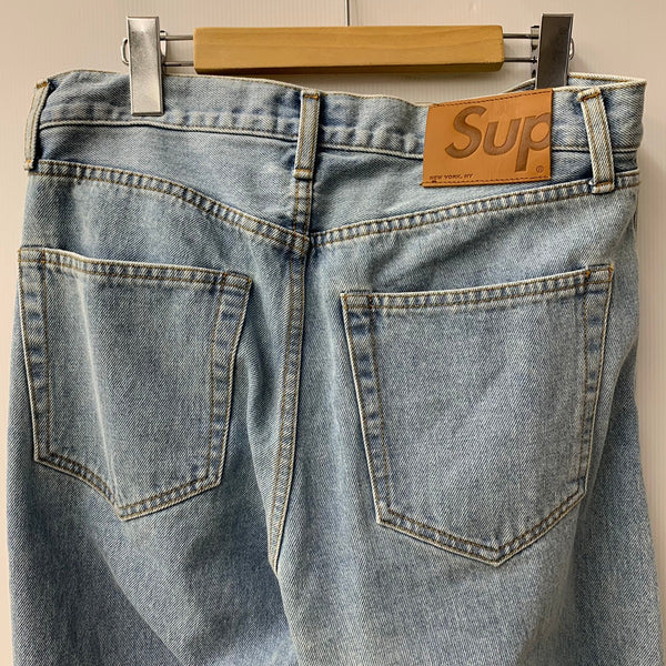 シュプリーム SUPREME Washed Regular Jeans 32inch デニム ブルー 201MB-1059