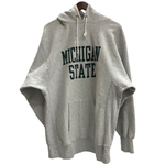 【曜日割引対象外】 チャンピオン Champion 90's USA製 reverse weave カレッジ パーカ グレー XXLサイズ 201MT-4652 VB