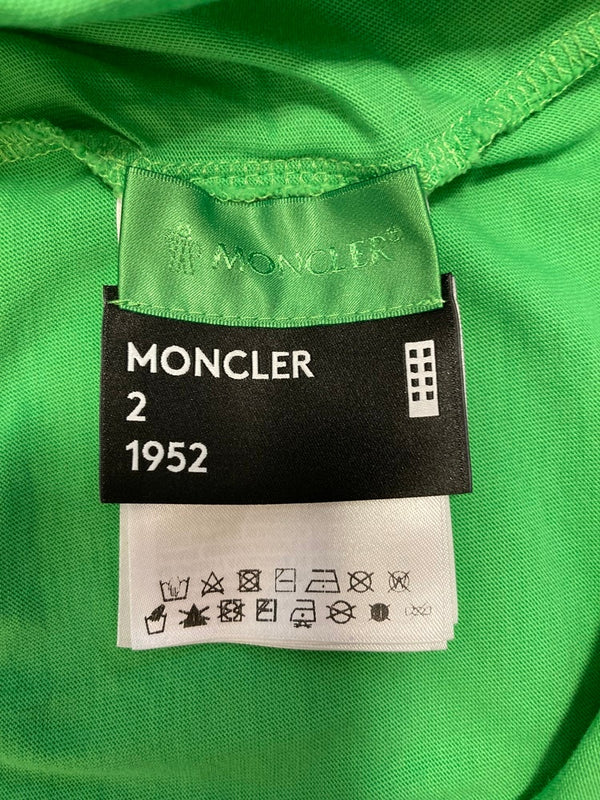 モンクレール MONCLER MONCLER COSMIC プリントTシャツ 半袖カットソー  Tシャツ グリーン Lサイズ 101MT-2897