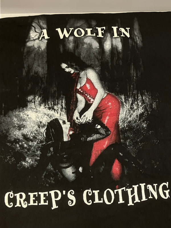 バンドTシャツ BAND-T ARTIMONDE 00s 00's CRADLE OF FILTH A WOLF IN CREEP'S CLOTHING ©2005 クレイドルオブフィルス - Tシャツ ブラック フリーサイズ 101MT-2941