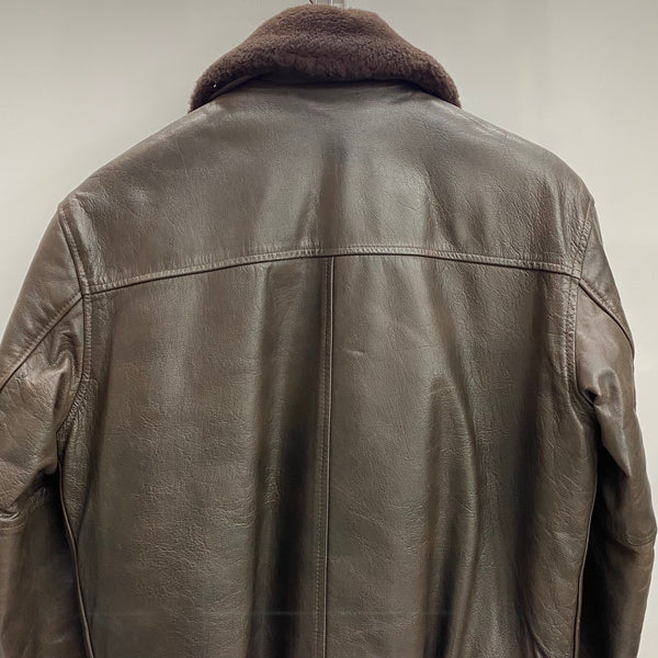 【曜日割引対象外】 エルエルビーン L.L.Bean 70's 80's G-1 Leather Flight Jacket USA製 ジャケット ブラウン Sサイズ 201MT-4196 VB