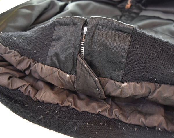 US US古着 80s CWU-55P Titan cloth Made in USA 80's タイタンクロス USA製 SCOVILLジッパー IDEALジッパー MIL-J84573 ジャケット ブラック Sサイズ 103MT-2990