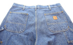 カーハート Carhartt  USA製 ダブルニー ペインター パンツ 青 デニム ブルー 36 103MB-377