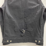 スカルフライト SKULL FLIGHT RIDERS STRETCH DENIM G JACKET ジャケット ブラック 40サイズ 201MT-4694