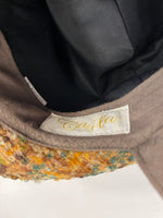 カシラ CA4LA ツイードハット マスタード AOK00777 帽子 レディース帽子 ハット ブラウン 101hat-184