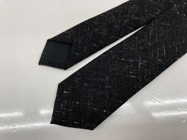 ダイリク DAIRIKU Wool Tie with Money Clip ネクタイ マネークリップ タイ 黒 ネクタイ 総柄 ブラック 104Z-30