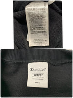 チャンピオン Champion × WTAPS Academy Crewneck  C8-Z018 スウェット ブラック Sサイズ 201MT-3207