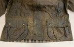 バブアー BARBOUR 90's 90年代 3ワラント BEAUFORT ビューフォート ワックス コットン オイルドジャケット ハーフコート VINTAGE ヴィンテージ A150 C42 ジャケット カーキ 101MT-5344