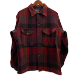 【曜日割引対象外】 ペンドルトン PENDLETON 60's バッファローチェック ウールジャケット ジャケット レッド Mサイズ 201MT-4418 VB