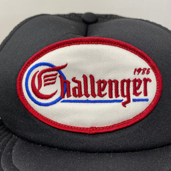 【中古】チャレンジャー CHALLENGER メッシュキャップ 帽子 メンズ帽子 ブラック フリーサイズ 201goods-555