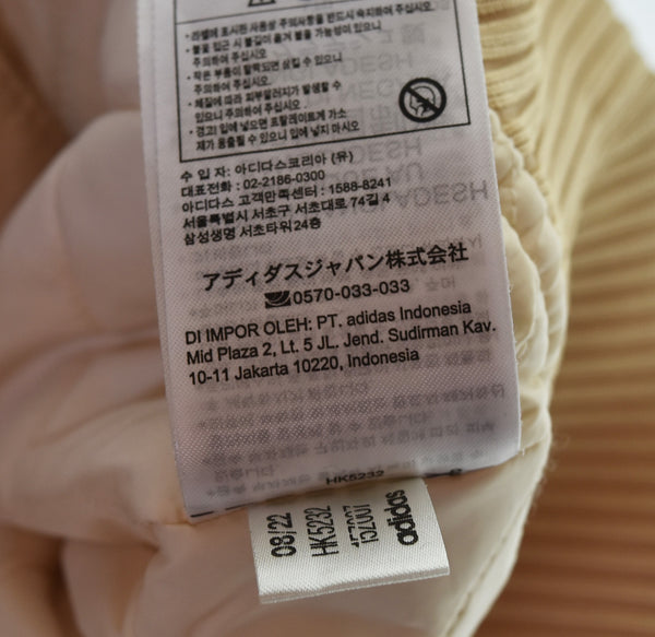 アディダス adidas W BOMBER ロゴ 刺繍 ジャケット HK5232 ジャケット ベージュ LLサイズ 103MT-3121