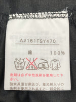 ピンクハウス PINKHOUSE 23年モデル ミックス フリル 使い ピコフリル ローンスカート モノトーン フロントボタン クロケイ BLACK 黒 A2161FSY470 スカート 総柄 ブラック 104LB-13