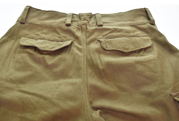 ミリタリー Military M-47 前期 トップボタン2つ カーゴパンツ カーキ カーゴパンツ カーキ 103MB-572