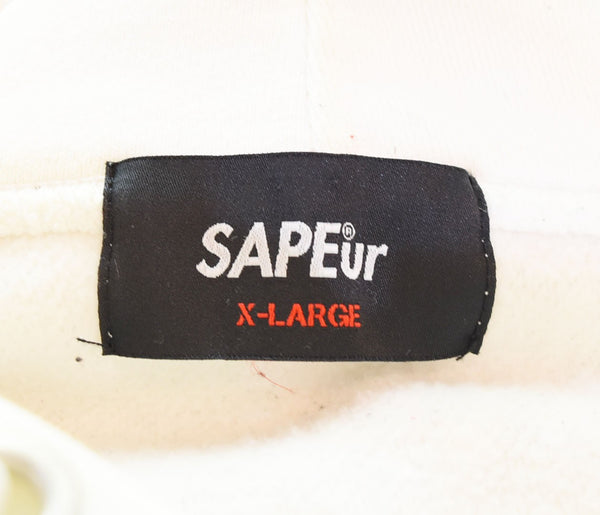 サプール  SAPEur RED Paisley Head HOODIE レッド ペイズリー ヘッド フーディー デニス・ロッドマン プリント パーカー XL パーカ ホワイト LLサイズ 103MT-2869