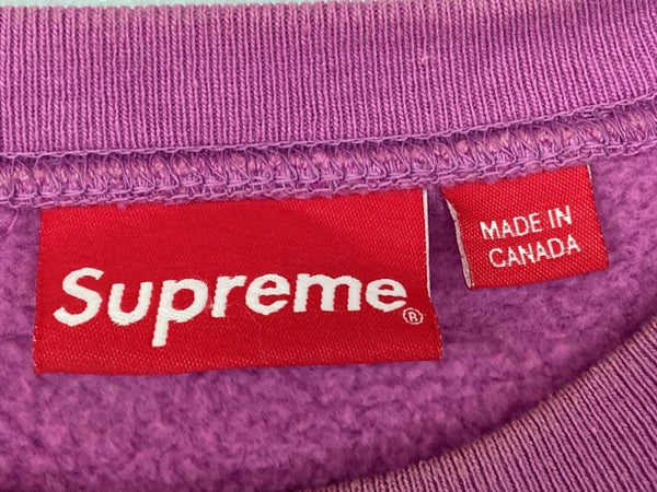 シュプリーム SUPREME 20AW Aerial Crewneck エアリアル クルーネック ロゴ Bright Purple 紫 スウェット プリント パープル Mサイズ 104MT-749