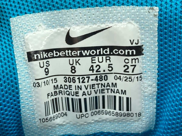 ナイキ NIKE 15年製 AIR HUARACHE LIGHT ULTRA MARINE エア ハラチ ライト ローカット シューズ 青 黒 306127-480 メンズ靴 スニーカー ブルー 27cm 104S-660