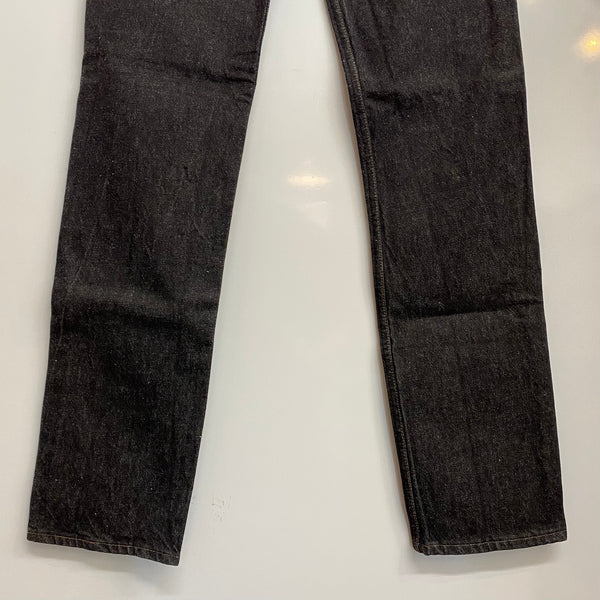 【曜日割引対象外】 リーバイス Levi's 80's 501 デッドストック 先染めブラック USA製 501-0658 デニム ブラック W30 L36サイズ 201MB-954 VB