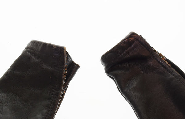 ヴィンテージ Vintage 70's 80's BATES ベイツ TALON ZIP ホースハイド ダブルライダース 70年代 80年代 36 ジャケット ブラック 103MT-3364