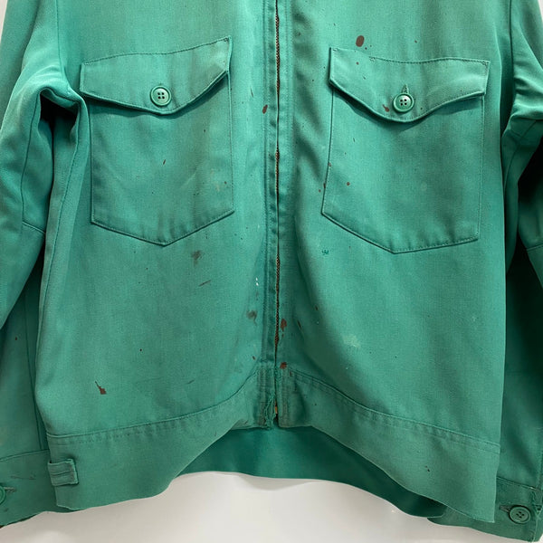 【曜日割引対象外】 ヴィンテージ vintage ~50's LANKFORD ギャバジャケ ジャケット グリーン 40サイズ 201MT-4723 VB
