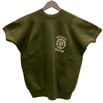 【曜日割引対象外】 ヴィンテージ vintage 60's チャンピオン Champion C中ランタグ 半袖スウェット 半袖カットソー カーキ Lサイズ 201MT-3597 VB