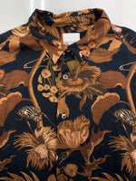ポールスミス Paul Smith 20SS PRECOLLECTION BEETLE BOTANICAL L/S SHIRT ビートル ボタニカル 長袖 シャツ 昆虫 薄手 紺 PF-WR-49973 長袖シャツ 総柄 マルチカラー Lサイズ 104MT-2123
