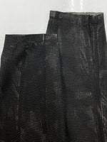 ヨウジヤマモト Yohji Yamamoto POUR HOMME ROLLER PRINT LONG BLOUSE ローラー プリント ロング ブラウス 千鳥柄 長袖 灰 HG-B26-043 サイズ 3 コート 総柄 グレー 104MT-1575