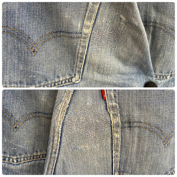 【曜日割引対象外】 リーバイス Levi's 60's 505 赤耳 USA製 42TALON デニム ブルー 201MB-911 VB