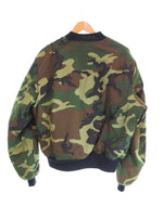 コリンス CORINTH MFG.CO  90s USA製 ウッドランドカモ  MA-1 フライトジャケット MA-1-1500 ジャケット マルチカラー Lサイズ 103MT-2426