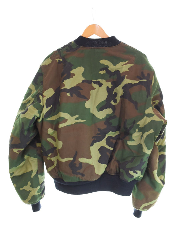 コリンス CORINTH MFG.CO  90s USA製 ウッドランドカモ  MA-1 フライトジャケット MA-1-1500 ジャケット マルチカラー Lサイズ 103MT-2426