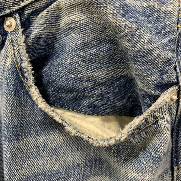 ロンハーマン Ron Herman ストレートパンツ 3620600010 デニム ブルー 29サイズ 201MB-1069