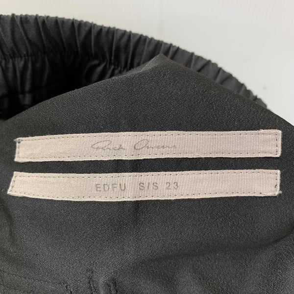 リックオウエンス Rick Owens サルエル ショーツ RU01C4389-TF ハーフパンツ ブラック 38サイズ 201MB-1213