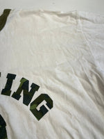 ア ベイシング エイプ A BATHING APE 90s 90's 初期 1st CAMO カモフラ柄 リンガーロンT 裏原 ヴィンテージ XL ロンT ホワイト 101MT-5252