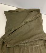 ミリタリー military 60's 60年代 US.ARMY 米軍 実物 ガスプロテクトコート ミリタリージャケット モッズコートノーカラー フィッシュテール VINTAGE ヴィンテージ MEDIUM コート カーキ Mサイズ 101MT-4906