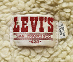 リーバイス Levi's 80s 90s ボアデニムジャケット Made in USA 80's 90's USA製 42R ジャケット ブルー 103MT-3305