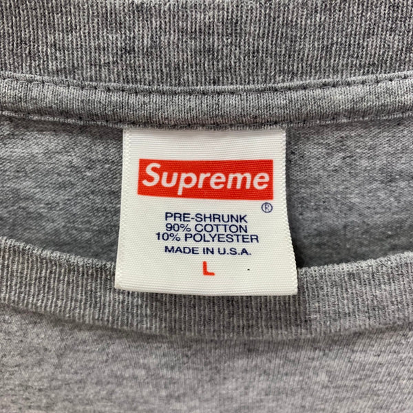 シュプリーム SUPREME New Shit Tee Tシャツ グレー Lサイズ 201MT-4040