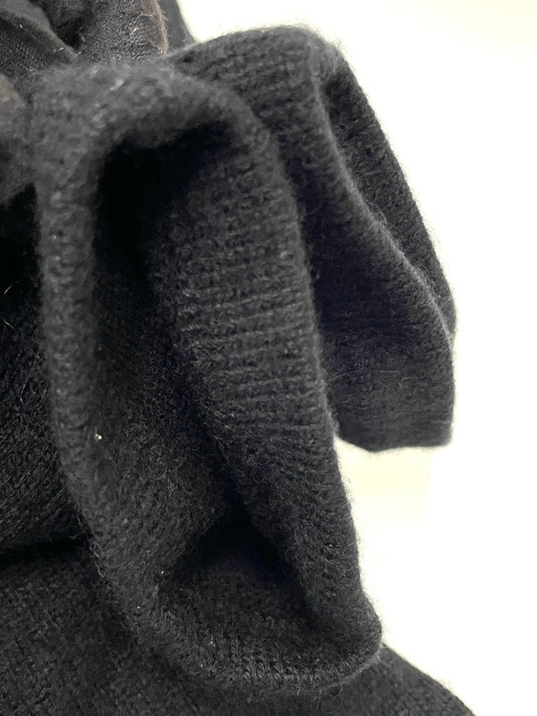 アニエスベー agnes b. カシミヤ プレッション カーディガン ブラック 3 601LT-19