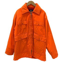 ウールリッチ WOOLRICH 80’s 80s 80年代 紺タグ 中綿入りハンティングジャケット ジャケット オレンジ Lサイズ 201MT-3676