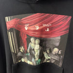 オフホワイト OFF-WHITE Caravaggio Over HOODIE OMBB037E20FLE003 パーカ ブラック Sサイズ 201MT-4306