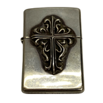 【曜日割引対象外】 【中古】ジッポー ZIPPO STERLING 1999年製 USA製 オイルライター クロス メンズジュエリー・アクセサリー その他 シルバー 201goods-746 VB